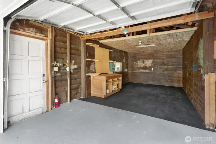 One Car Garage With Extra Storage