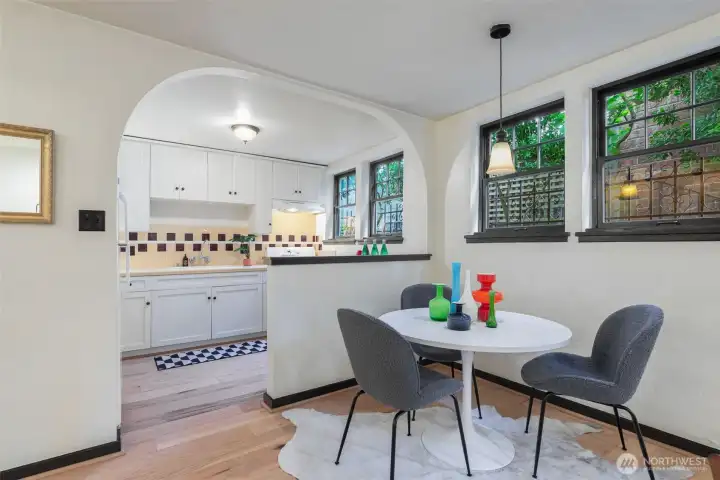 Sweet kitchen and dining area Sweet kitchen and dining area