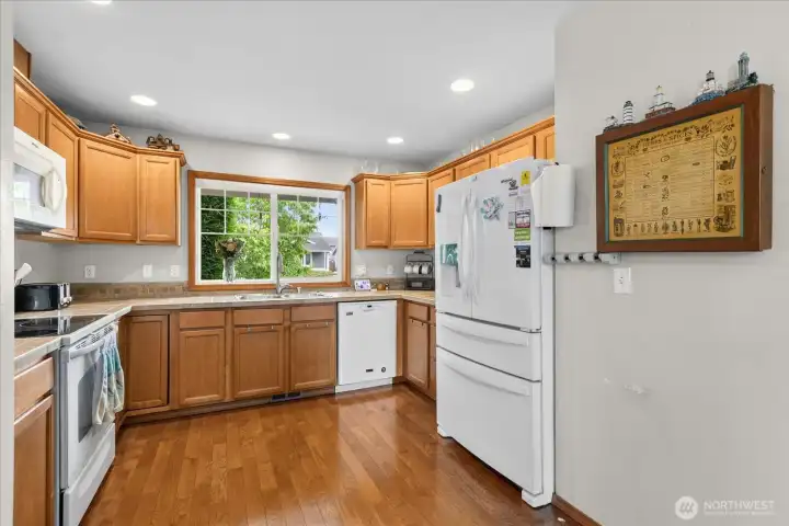 All appliances stay.