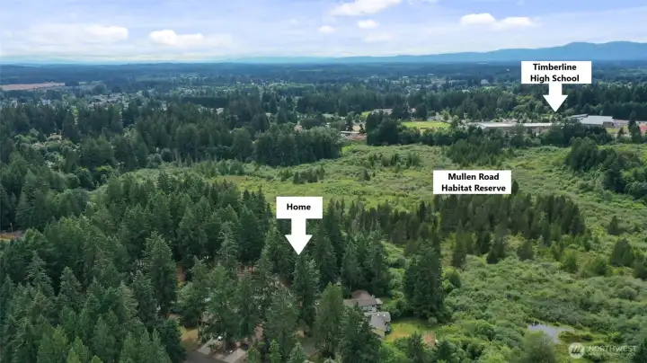 Beyond the property you'll find a Glen Terra-owned greenspace that provides a beautiful natural buffer before reaching the Mullen Road Habitat Reserve, helping create the peaceful setting you've seen throughout this photo tour. Timberline High School is nearby and easily reached by bike, making everyday life just a little easier. It's not often you find a home that feels this connected to nature while still being just minutes from shopping, restaurants, schools and everything else Lacey has to offer. Beyond the property you'll find a Glen Terra-owned greenspace that provides a beautiful natural buffer before reaching the Mullen Road Habitat Reserve, helping create the peaceful setting you've seen throughout this photo tour. Timberline High School is nearby and easily reached by bike, making everyday life just a little easier. It's not often you find a home that feels this connected to nature while still being just minutes from shopping, restaurants, schools and everything else Lacey has to offer.