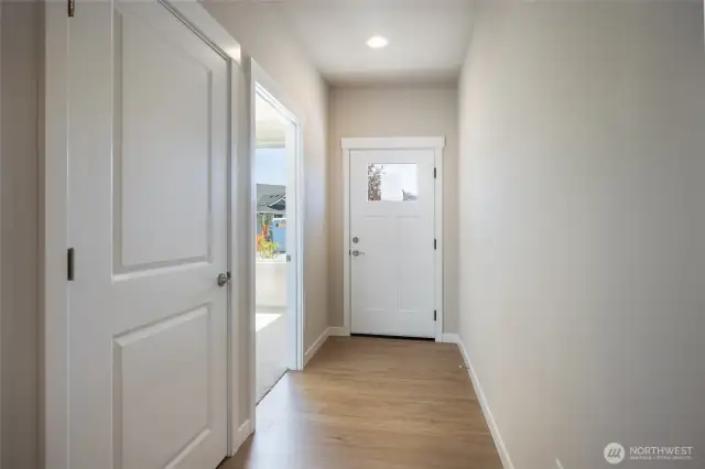 Come on in!  All doorways are 36" wide.