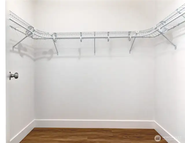 Primary walk-in closet