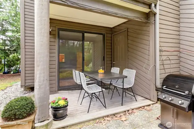 Patio for summertime fun!