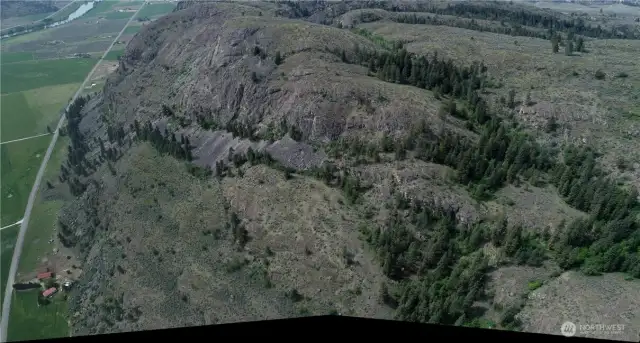 High bluffs and gorgeous views.