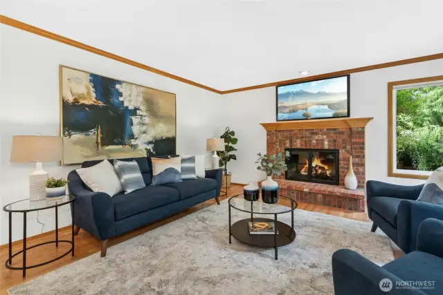 Another angle of this wonderful family room.