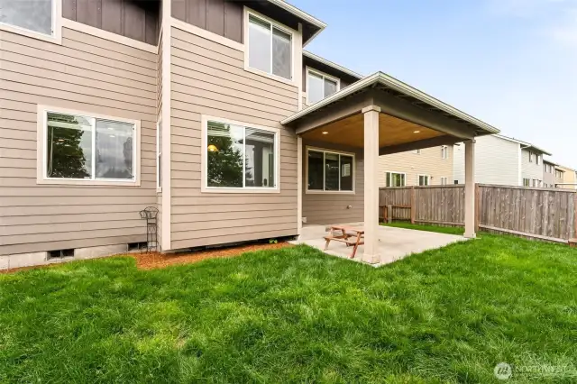Fully Fenced Backyard