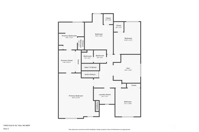 2nd Level Floor Plan