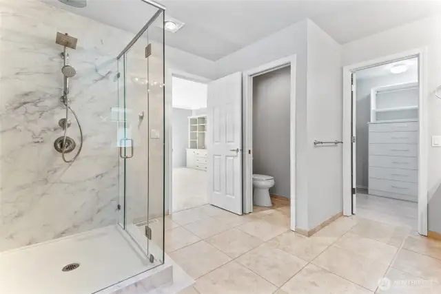Primary bathroom (remodeled in 2019).