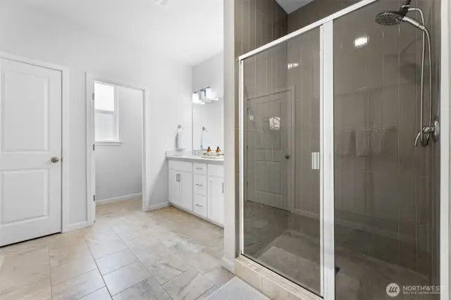 Walk-in Shower in Primary Suite