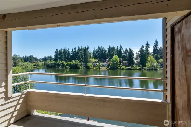 View from your own private deck.
