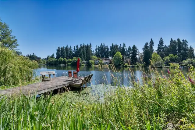 Private dock for condo owners. Enjoy swimming, kayaking, or just hanging out.
