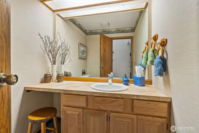 Main floor half bath