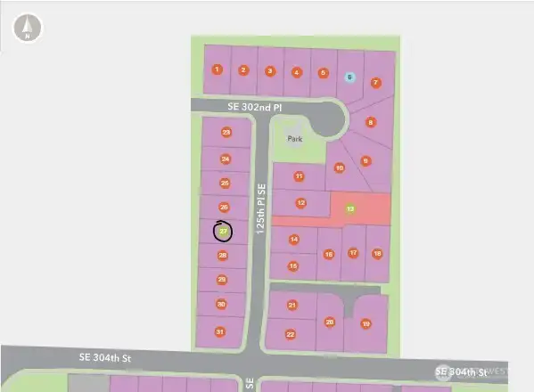 The Willows community map