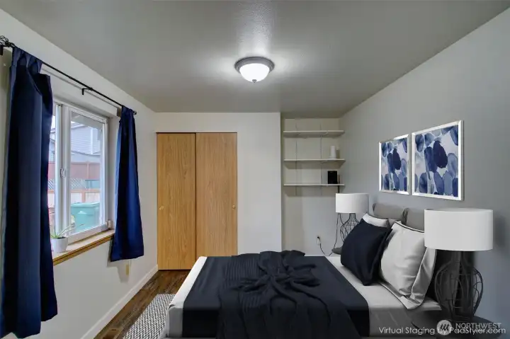 Third bdrm virtually staged