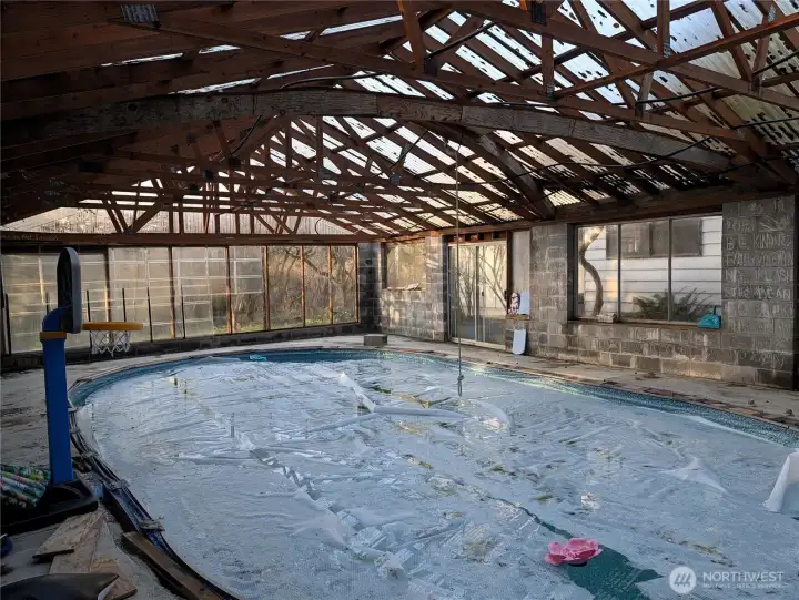 In ground swiming pool. If the swimming pool is not your thing,  frame a floor over it and have sport courts , barbeque area? Use your imagination.