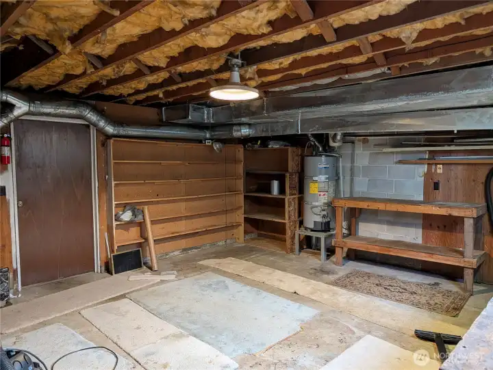 Workshop in basement 18'x17'. Welcome to #11214 34th Ave E, Tacoma WA 98446. 3200+sf, 4+ br, 3 ba, 1.1 fenced acres.