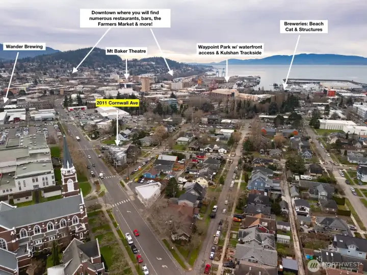 Located in the historic Lettered Streets neighborhood and close to SO many restaurants, breweries, theatres, the Farmers Market as well as the waterfront