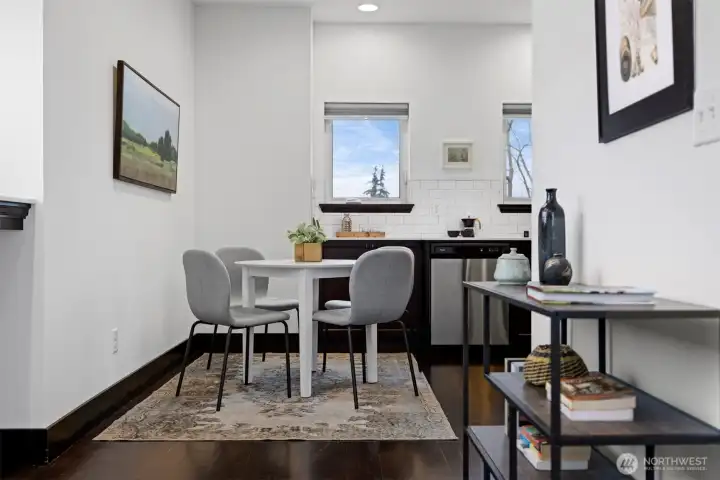 There is space for a desk here if both bedrooms are in use