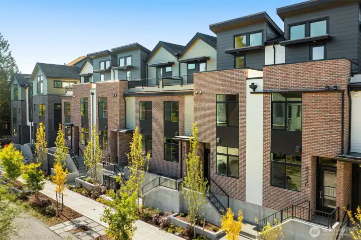 Distinctive architectural lines and timeless brick facades define the signature look of Willow on 12th.