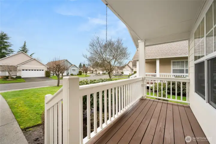 Place a nice rocking chair on the front porch and enjoy the late day sunshine.