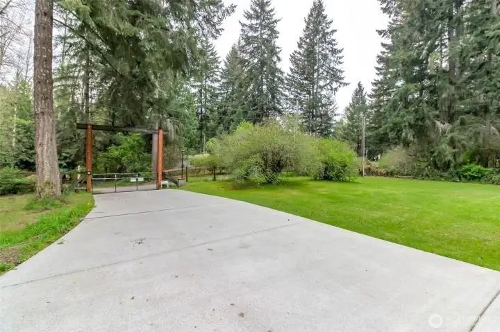 gated driveway