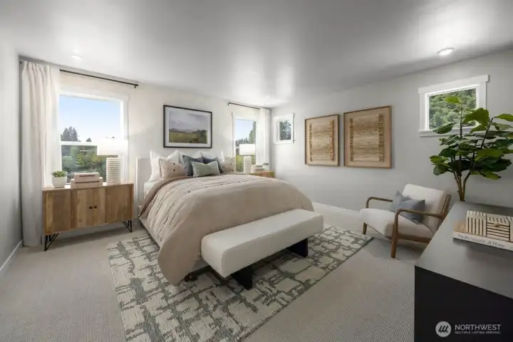 Model home, not of actual home