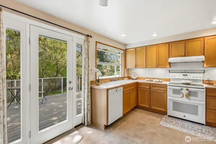 Open the door and bring the outdoors in.