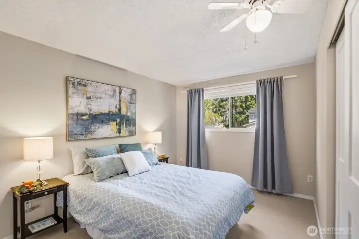 Bedroom # 2 is very generous in size.