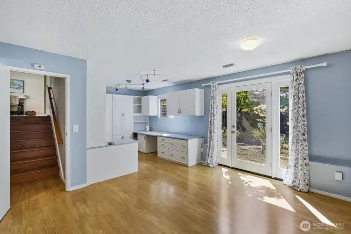 Lots of natural light.