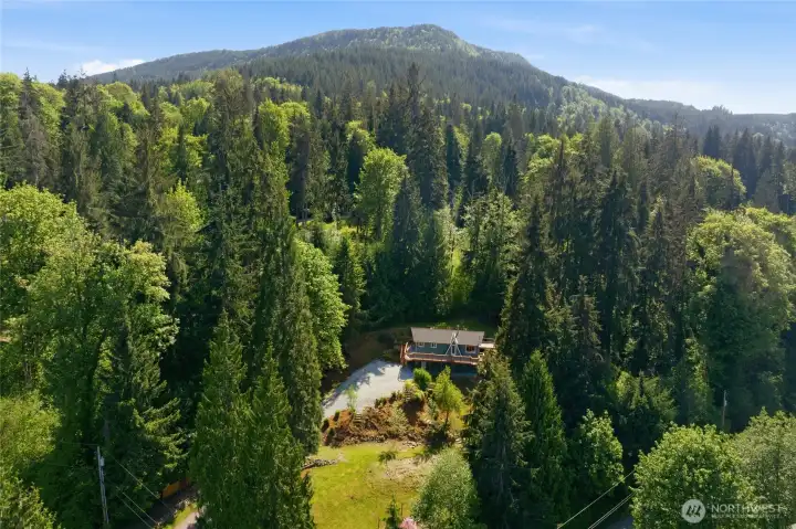 Just shy of an acre on the edge of town. You get the best of both worlds!