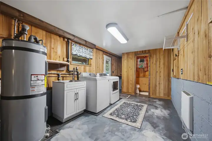 Lower level utility space