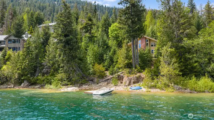 This home not only is Kachess Lake front but has its own dock for all your water toys!