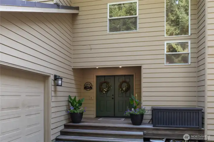 Front of home.