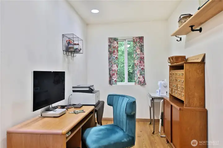 A separate and private office.