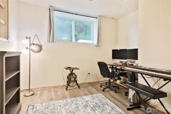 Bedroom four. Could be another office, den, or crafting room.