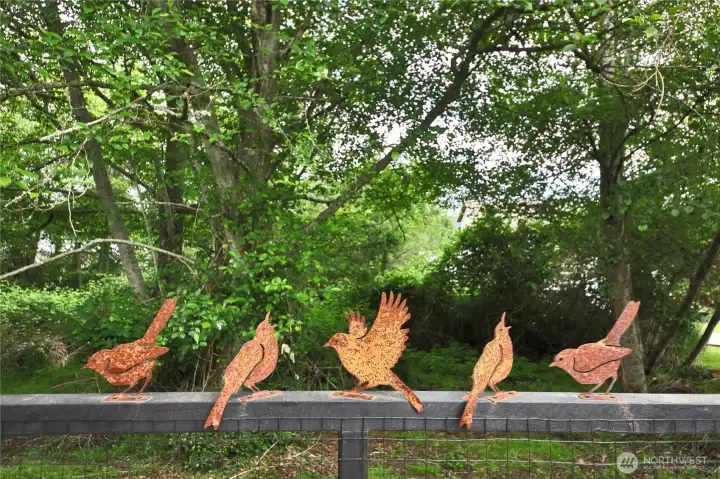 You'll love the sound of birds through the trees in the morning.