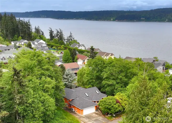 You are never far from the water on Whidbey Island!