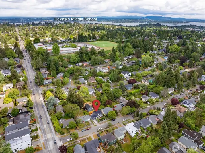 Eckstein Middle school is just a few blocks away.  The home is in the award winning Bryant Elementary School, Eckstein Middle School and Roosevelt High School boundaries.