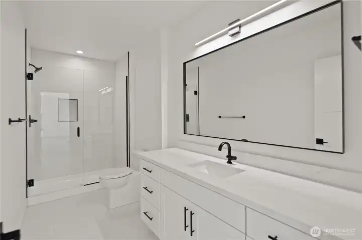 Downstairs full Guest Bathroom!
