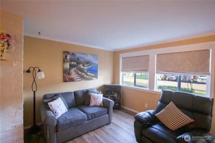 Lots of natural light in this area of the living / great room.