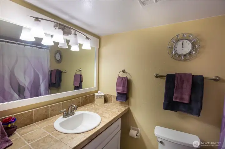 Another view of the lovely primary bathroom.