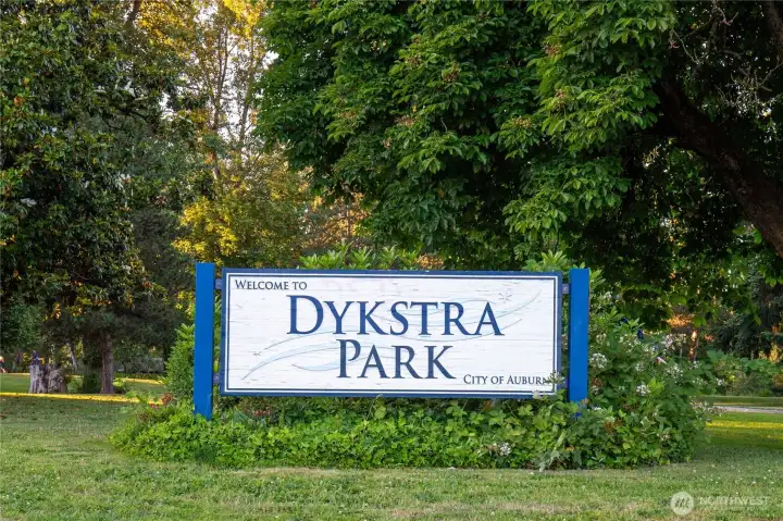 The beautiful Dykstra Park is located next to the Villa Del Rio condominium community, offering walking trails, playground and lovely picnic areas and benches for enjoyment.