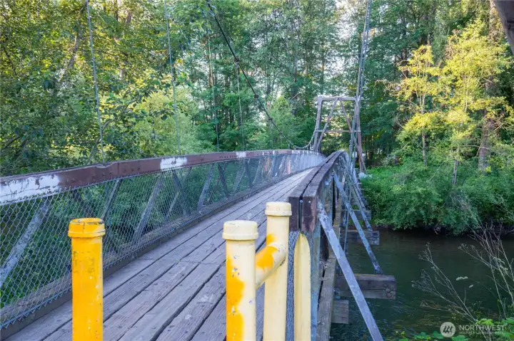With the park and walking trails next door, so many reasons to get outdoors and enjoy the fresh air and stroll by the river.