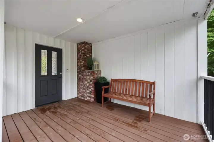 Fully covered front porch welcomes you into your new home, old brick chimney adds charm and decoration to this originally 1929 farmhouse with full remodel Fully covered front porch welcomes you into your new home, old brick chimney adds charm and decoration to this originally 1929 farmhouse with full remodel