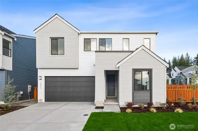 Actual Exterior of Homesite 25.