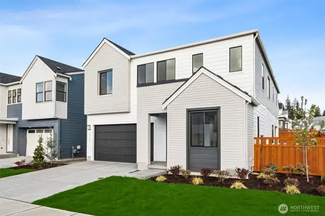 Actual Exterior of Homesite 25.