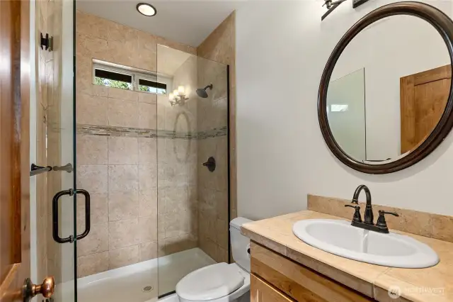 3/4 bath on the main floor