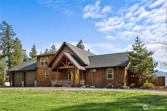 Beautiful custom home with breathtaking views.