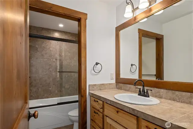 Full bathroom upstairs