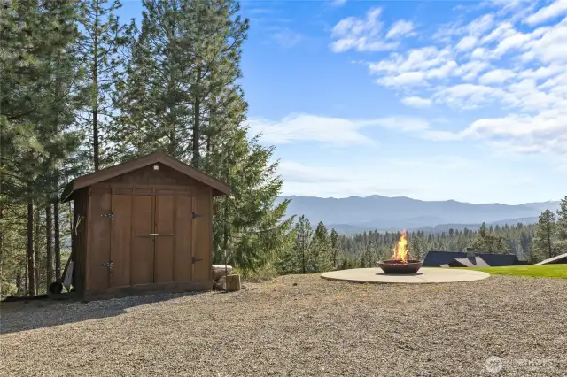 Hot cocoa with a view by the fire?